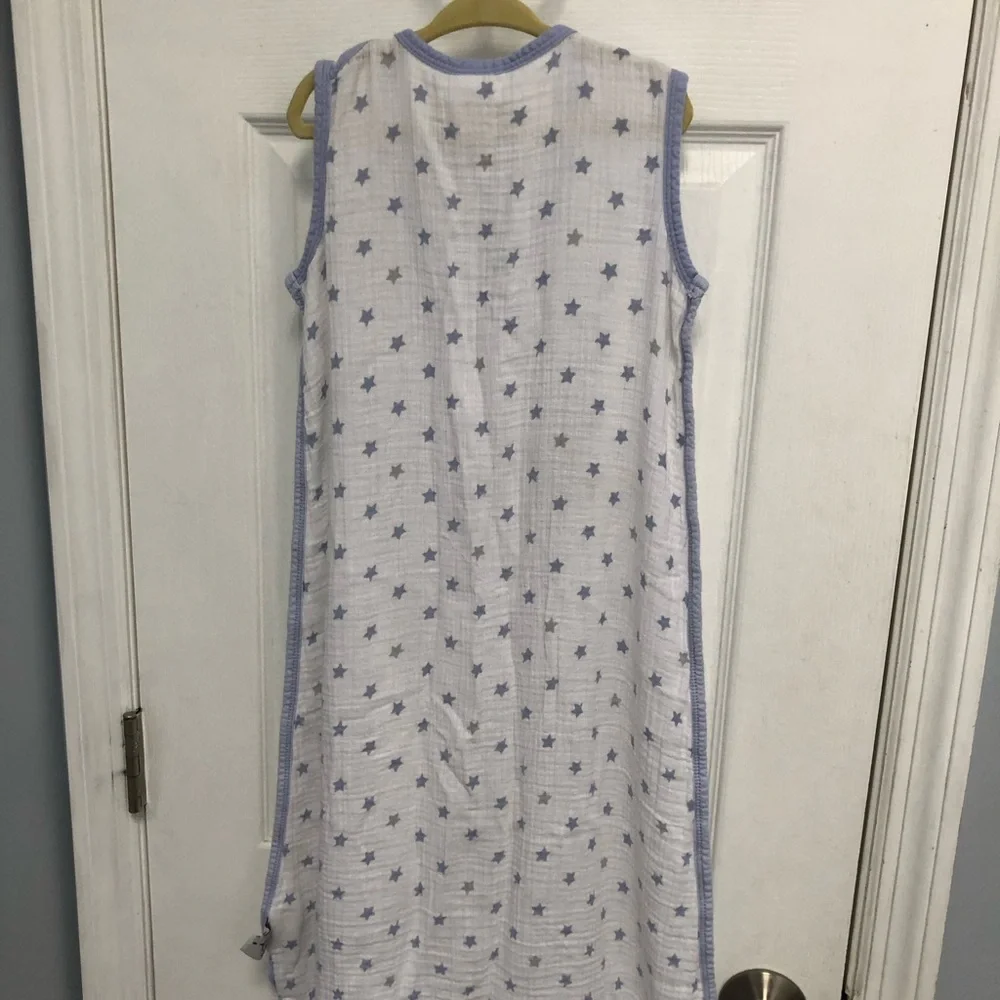 aden + anais Muslin Cotton Zip Baby Sleep Sack Stars Large 12-18 Months